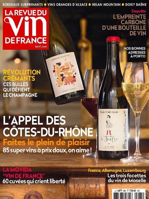 Title details for La Revue du Vin de France by Revue du Vin de France - Available